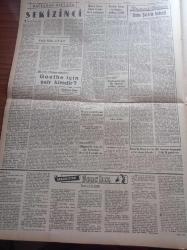 Ulus Gazetesi - 28 Ağustos 1949 - Cumhurbaşkanımız İsmet İnönü Dün Akşam İstanbul'a Gittiler - Hüseyin Cahit Yalçın - Ekonomi Ve Ticaret Bakanı Vedat Dicleli Edremit'te - Demokrat Parti Genel Şefi Celal Bayar'a Teşekkür Ederiz - Meşhur Alim Einstein İleri Öğretim Enstitüsü Direktörü Oppenheimer'le Görüşüyor - Goethe'nin 200. Doğum Yıldönümü - Falih Rıfkı Atay - Feridun Osman Menteşeoğlu - Milliyeti Meçhul 4 Uçağın Yugoslav Topraklarını Bombaladığı Bildiriliyor - Uçan Daireler Gene Ortaya Çıktı - Kıllıgil Fabrikası Gene İzinsiz Patlayıcı Maddeler Yapıyormuş - Ahtapot Avcılığın Meraklı Hikayesi Yazan Arthur Grimble - Eski Diyarbakır Yazan Cahit Beğenç - Ava Gardner Dinamit Fıçısının Üzerinde Oturuyor - Santranç - İkinci Ve Üçüncü Küme Fikstürleri Çekildi - Atletizm Federasyonu Başkanı Naili Moran - Demirspor Bugün Fenerbahçe İle Karşılaşacak