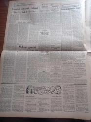 Ulus Gazetesi - 18 Ağustos 1949 - Cumhurbaşkanı İsmet İnönü'nün Muğla'daki Nutukları - Erzurum Ve Bingöl'de Deprem Oldu - CHP Genel Başkan Vekili Hilmi Uran Ankara'ya Döndü - Hüseyin Cahit Yalçın - Peyami Safa Köşe Yazısı - Milletlerarası Bir Kongrede Tek Kadın Delege Doktor Makbule Dıblan - Namık Zeki Aral - Erkekler İşte Böyledir Yazan Maysie Greig Yazı Dizisi - Feridun Osman Menteşeoğlu - Stalin Batılı Şahsiyetlerle Görüşmeye Hazır - Sabahattin Ali'nin Katli Davasına Bugün Bakılıyor - Batı Akdeniz Seferine Trabzon Vapuru Gidecek - Hollywood'un Gözbebeği Haline Gelen Barbara Lawrence - Futbol Karma Takımı Dün Geldi - Üvey Surat Yazan Marcel Ayme Yazı Dizisi - Diyarbakır Karpuzu - Kıymetli Ses Sanatkarı Nihal Tuna Cebeci Doğan Bahçesinde - Usta Boyacı Harris Kullanır - Renan Fosforoğlu Şahin Tek Skeç Revüsü İnci Aile Bahçesinde - Basın Gecesi Bomonti Bahçesinde