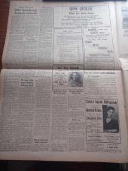 Ulus Gazetesi - 18 Ağustos 1949 - Cumhurbaşkanı İsmet İnönü'nün Muğla'daki Nutukları - Erzurum Ve Bingöl'de Deprem Oldu - CHP Genel Başkan Vekili Hilmi Uran Ankara'ya Döndü - Hüseyin Cahit Yalçın - Peyami Safa Köşe Yazısı - Milletlerarası Bir Kongrede Tek Kadın Delege Doktor Makbule Dıblan - Namık Zeki Aral - Erkekler İşte Böyledir Yazan Maysie Greig Yazı Dizisi - Feridun Osman Menteşeoğlu - Stalin Batılı Şahsiyetlerle Görüşmeye Hazır - Sabahattin Ali'nin Katli Davasına Bugün Bakılıyor - Batı Akdeniz Seferine Trabzon Vapuru Gidecek - Hollywood'un Gözbebeği Haline Gelen Barbara Lawrence - Futbol Karma Takımı Dün Geldi - Üvey Surat Yazan Marcel Ayme Yazı Dizisi - Diyarbakır Karpuzu - Kıymetli Ses Sanatkarı Nihal Tuna Cebeci Doğan Bahçesinde - Usta Boyacı Harris Kullanır - Renan Fosforoğlu Şahin Tek Skeç Revüsü İnci Aile Bahçesinde - Basın Gecesi Bomonti Bahçesinde