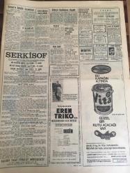 HÜRRİYET GAZETESİ  1 MAYIS  1968 YIL :21 SAYI : 7186---Gazeteniz 21 Yaşında ---Alman kadının büyük  ifşaatı  :  Türkiye 'ye   kaçak  14  otomobil  soktum ---Kerkük Türkleri  Sunay 'a  büyük  tezahürat   yaptı ---Demirel  : Parti  içi yarışma sona erdi  dedi -- Fransa da kalp  takılan   şoför  iki  gün sonra  öldü --- İran da deprem  35 ölü var --  Türkiye  -İran  ordu  maçı Dolmabahçe de oynanıyor -- Altınordulular  Alsancak ta  iddialı  : Beşiktaş 'ı  yeneceğiz -- Gegiç  Anlaşabilirsem Eskişehir de  kalırım ---Bahar Kraliçesi 'nin  arabası  500 bin  liraya  mal oldu --Aktör  Burt  Lancaster  İstanbul 'un  gece  hayatına  hayran oldu --