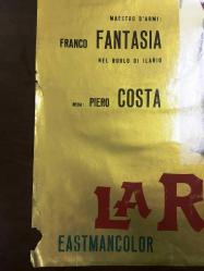 Serseri şövalye, (La rivolta dei mercenari) 1961,  ORİJİNAL İtalyanca  FİLM AFİŞİ / POSTERİ - BÜYÜK BOY - ORİJİNAL - 96 X 67 cm EBADINDA - Original Turkish Big Size Movie Poster - Piero Costa, Antonio Boccaci, Piero Costa, Eduardo Falletti, Virginia Mayo, Conrado San Martín, Susana Canales, Livio Lorenzon, Carla Calò, Franco Fantasia, Alfredo Mayo, John Kitzmiller, Tomás Blanco, Anita Todesco, Pilar Cansino, Marco Tulli