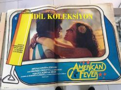 Amerikan Ateşi, (American Fever) 1978,  ORİJİNAL FİLM AFİŞİ / POSTERİ - BÜYÜK BOY - ORİJİNAL - 67 X 48 cm EBADINDA - Original Turkish Big Size Movie Poster - Claudio Giorgi, George Eastman, Claudio Giorgi, Mircha Carven, Zora Kerova, Vincenzo Crocitti, Gianni Medici, George Eastman, Jimmy il Fenomeno