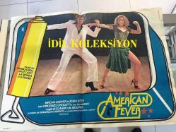 Amerikan Ateşi, (American Fever) 1978,  ORİJİNAL FİLM AFİŞİ / POSTERİ - BÜYÜK BOY - ORİJİNAL - 67 X 48 cm EBADINDA - Original Turkish Big Size Movie Poster - Claudio Giorgi, George Eastman, Claudio Giorgi, Mircha Carven, Zora Kerova, Vincenzo Crocitti, Gianni Medici, George Eastman, Jimmy il Fenomeno