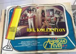 Amerikan Ateşi, (American Fever) 1978,  ORİJİNAL FİLM AFİŞİ / POSTERİ - BÜYÜK BOY - ORİJİNAL - 67 X 48 cm EBADINDA - Original Turkish Big Size Movie Poster - Claudio Giorgi, George Eastman, Claudio Giorgi, Mircha Carven, Zora Kerova, Vincenzo Crocitti, Gianni Medici, George Eastman, Jimmy il Fenomeno