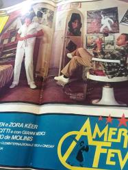 Amerikan Ateşi, (American Fever) 1978,  ORİJİNAL FİLM AFİŞİ / POSTERİ - BÜYÜK BOY - ORİJİNAL - 67 X 48 cm EBADINDA - Original Turkish Big Size Movie Poster - Claudio Giorgi, George Eastman, Claudio Giorgi, Mircha Carven, Zora Kerova, Vincenzo Crocitti, Gianni Medici, George Eastman, Jimmy il Fenomeno