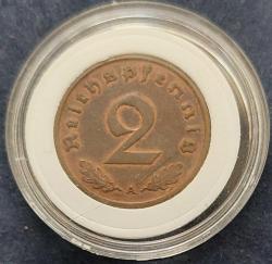 Almqnya, Nazi Almanyası, 2 Pfennig Madeni Parası, Yüksek Kalite, 