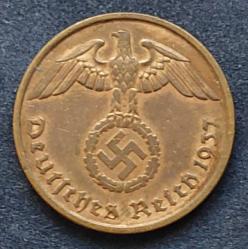 Almqnya, Nazi Almanyası, 2 Pfennig Madeni Parası, Yüksek Kalite, 