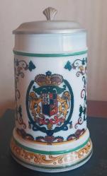 Orijinal BMF Bierseidel Tankart Almanya 0.5 L