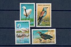 Cumhuriyet 1976, Damgasız/Şarniyersiz, Kuşlar [ISF#2799/2802], Katalog Değeri: ₺200