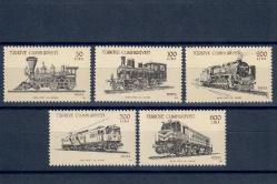 Cumhuriyet 1988, Damgasız/Şarniyersiz, Lokomotifler [ISF#3208/3212], Katalog Değeri: ₺500