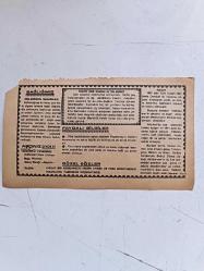 1 NİSAN 1980 takvim yaprağı doğum günü hediyesi ( YUKARI RAF )