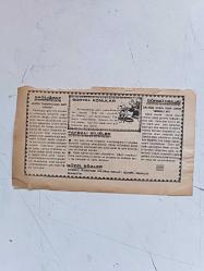 12 NİSAN 1980 takvim yaprağı doğum günü hediyesi ( YUKARI RAF )