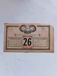 26 NİSAN 1980 takvim yaprağı doğum günü hediyesi ( YUKARI RAF )