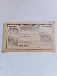 27 NİSAN 1980 takvim yaprağı doğum günü hediyesi ( YUKARI RAF )