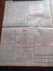 Halkçı Gazete - 11 Haziran 1955 - Hilton Oteli 1955 Yılında Açıldı - Benli Belkıs Polise Altı Milyon Liralık Gerdanlığının Çalındığını Haber Verdi - Hilton Balosunda Hollywood Yıldızları Göz Kamaştırıyordu -  Avrupa Güzeli Finlandiya'da Bugün Seçilecek - İsrail Amerika İle Bir Pakt İmzalıyor - Marlon Brando Harb Ve Sulh Filminin Başrolünü Reddetti - Ali Tetik Atomik Polis Hafiyesi - Bir. Ömrün Çilesi Nakleden Selami İzzet Sedes Yazı Dizisi - İstanbul'da Helikopter Seferleri - Atatürk Devri Yazan Hüseyin Cahit Yalçın Yazı Dizisi - Mine Ve Mukaddes Coşkun Kardeşler Film Prodüktörlüğüne Başladı - Otello Temsili Münasebetiyle Mahir Canova Konuşuyor - Operet Sanatkârı Toto Karaca - Gülhane Parkında Figaronun Düğünü - Denizcilik Bankası - Hilton Otelinin Açılışına Ait Fotoğraflar - Askerispor Konseyi Ne Kararlar Verdi - Atletizm Bayramı Bugün Başlıyor - Jimnastikçi Subaylar