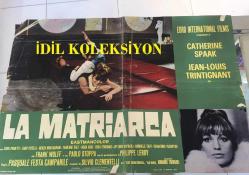 GARİP DUYGULAR, (LA MATRİARCA) 1968, FİLM AFİŞİ / POSTERİ - BÜYÜK BOY - ORİJİNAL - 67 X 46 cm EBADINDA - Original Turkish Big Size Movie Poster - Pasquale Festa Campanile,  Ottavio Jemma, Nicolò Ferrari, John Gayford,  Catherine Spaak, Jean-Louis Trintignant, Gigi Proietti, Catherine Spaak, Jean-Louis Trintignant, Gigi Proietti, Luigi Pistilli, Renzo Montagnani, Fabienne Dali, Nora Ricci, Edda Ferronao, Vittorio Caprioli, Gabriele Tinti, Venantino Venantini, Frank Wolff, Paolo Stoppa, Philippe Leroy, EURO INTERNATIONAL FILMS