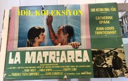 GARİP DUYGULAR, (LA MATRİARCA) 1968, FİLM AFİŞİ / POSTERİ - BÜYÜK BOY - ORİJİNAL - 67 X 46 cm EBADINDA - Original Turkish Big Size Movie Poster - Pasquale Festa Campanile,  Ottavio Jemma, Nicolò Ferrari, John Gayford,  Catherine Spaak, Jean-Louis Trintignant, Gigi Proietti, Catherine Spaak, Jean-Louis Trintignant, Gigi Proietti, Luigi Pistilli, Renzo Montagnani, Fabienne Dali, Nora Ricci, Edda Ferronao, Vittorio Caprioli, Gabriele Tinti, Venantino Venantini, Frank Wolff, Paolo Stoppa, Philippe Leroy, EURO INTERNATIONAL FILMS