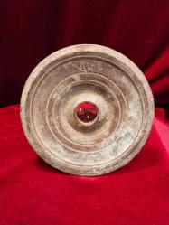 Antika - OSMANLI DÖNEMİ ÜZERİ DAMGALI DİRHEM(Osmanlı Dönemi 1880-1890  - ağırlık.638 gr Çap: 12 cm) 58 - kitantik - kitaLog
