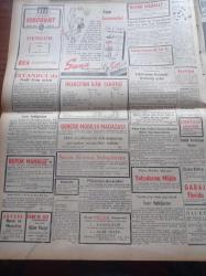 Halkçı Gazete - 29 Mayıs 1955 - İngiltere'de Seçimler Bitti Grev Berdevam - Kozan Cezaevinde Ayaklanma Mahkumlar Kaymakamı Omuzlarda Taşıdı - Muhafazakar Parti Lideri Churchill Muzaffer Oldu - Doktor Mükerrem Sarol Konya'da Dün Çok Sert Konuştu -  Sovyet Yugoslav Görüşmeleri - Kırkpınar'da Baş Pehlivan Bugün Belli Olacak - Ankara Güzelleri Nil Alpar Yurdanur Gürkök Türkan Yalçın Ve Esin Aras - Ali Tetik Atomik Polis Hafiyesi - Yosmanın Aşkı Mary Anne Yazan Daphne Du Maurier Yazı Dizisi - Terziler Federasyonu Kongresi - Atom Komitesinin Çalışmaları Bitti - Ankara Festivali - Atatürk Devri Yazan Hüseyin Cahit Yalçın Yazı Dizisi - Emel Gazimihal BBC Radyosuna Staj Yapmaya Gidiyor- Yeni Sesler Yeni Sazlar Fikret Kozinoğlu - İzmir'in En Tipik Askerî Güneri Kocatepe Kimdir - Eski Kral Faruk İş Arıyor Yazı Dizisi - Sana Nebati Yağ - Adalet Ankara'da Kaybetti - Ankaralı Hakem Zülbahar Sağnak En Çok Maç İdare Eden Hakem Oldu - Fluminense Galatasaray'ı Yendi