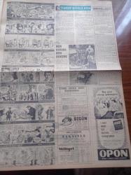 Milliyet Gazetesi - 1 Kasım 1960 - Üniversite Ve Tasfiye Kanunu Yeniden Gözden Geçirilecek - Ayhan Aydan Ve Adnan Menderes - Bebek Davasında Ayhan Aydan Dinlendi -  Adnan Menderes'in İmzasını Taşıyan Zarfta Kadın Küloty Naylon Kadın Çorabı Ve Çıplak Kadın Resimleri Çıkmıştır - İran Şah'ının Oğlu Oldu Şah Oynadı - Bazı Cezaevlerinde Hadiseler Oldu - Çetin Altan Köşe Yazısı - Süleymaniye Restorasyonunda Yapılan Yolsuzluk Tesbit Edildi - Yakut Gözlü Kedi Yazan Ümit Deniz Yazı Dizisi - Walt Disney - Vasfiye Özkoçak Yassıada'ya Ayhan Aydan'la Beraber Gittim - Nivea Krem - Abdülcanbaz'ın Maceraları Çizen Turhan Selçuk - Puppo Sandro Milli Takım Antrenörlüğüne Getirildi - Metin Oktay - Can Bartu - Basri Dirimlili - Mustafa Ertan - Ordulararası Futbol Finali İstanbul'da