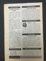 10 AĞUSTOS 2001-TAKVİM YAPRAĞI-DOĞUM GÜNÜ HEDİYESİ-ÜLKER TAKVİMİ,ÇANAKKALEDE CONK BAYIRI ZAFERİ,1915,ESTERGON KALESİNİN FETHİ 1543,SEVR ANTLAŞMASININ İMZALANMASI 1920,2 BALKAN SAVAŞININ SONA ERMESİ 1913,KANİJE KALESİNİN FETHİ