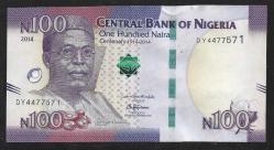 ** NİJERYA ( 100 * NAİRA ) 2014 - ÇİL