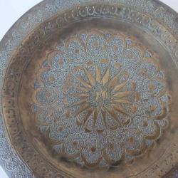 Antika El İşçiliği Ağır Duvar Tabağı