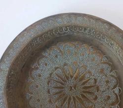 Antika El İşçiliği Ağır Duvar Tabağı