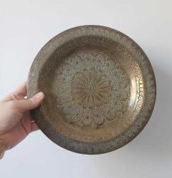 Antika El İşçiliği Ağır Duvar Tabağı