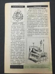 31 EKİM 2001-TAKVİM YAPRAĞI-DOĞUM GÜNÜ HEDİYESİ-ÜLKER TAKVİMİ,BERAT KANDİLİ,VEZİRİ AZAM KÖPRÜLÜ MEHMET PAŞANIN ÖLÜMÜ 1661,BERAAT KANDİLİ