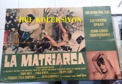 GARİP DUYGULAR, (LA MATRİARCA) 1968, FİLM AFİŞİ / POSTERİ - BÜYÜK BOY - ORİJİNAL - 67 X 46 cm EBADINDA - Original Turkish Big Size Movie Poster - Pasquale Festa Campanile,  Ottavio Jemma, Nicolò Ferrari, John Gayford,  Catherine Spaak, Jean-Louis Trintignant, Gigi Proietti, Catherine Spaak, Jean-Louis Trintignant, Gigi Proietti, Luigi Pistilli, Renzo Montagnani, Fabienne Dali, Nora Ricci, Edda Ferronao, Vittorio Caprioli, Gabriele Tinti, Venantino Venantini, Frank Wolff, Paolo Stoppa, Philippe Leroy, EURO INTERNATIONAL FILMS