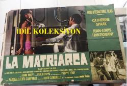 GARİP DUYGULAR, (LA MATRİARCA) 1968, FİLM AFİŞİ / POSTERİ - BÜYÜK BOY - ORİJİNAL - 67 X 46 cm EBADINDA - Original Turkish Big Size Movie Poster - Pasquale Festa Campanile,  Ottavio Jemma, Nicolò Ferrari, John Gayford,  Catherine Spaak, Jean-Louis Trintignant, Gigi Proietti, Catherine Spaak, Jean-Louis Trintignant, Gigi Proietti, Luigi Pistilli, Renzo Montagnani, Fabienne Dali, Nora Ricci, Edda Ferronao, Vittorio Caprioli, Gabriele Tinti, Venantino Venantini, Frank Wolff, Paolo Stoppa, Philippe Leroy, EURO INTERNATIONAL FILMS