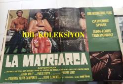 GARİP DUYGULAR, (LA MATRİARCA) 1968, FİLM AFİŞİ / POSTERİ - BÜYÜK BOY - ORİJİNAL - 67 X 46 cm EBADINDA - Original Turkish Big Size Movie Poster - Pasquale Festa Campanile,  Ottavio Jemma, Nicolò Ferrari, John Gayford,  Catherine Spaak, Jean-Louis Trintignant, Gigi Proietti, Catherine Spaak, Jean-Louis Trintignant, Gigi Proietti, Luigi Pistilli, Renzo Montagnani, Fabienne Dali, Nora Ricci, Edda Ferronao, Vittorio Caprioli, Gabriele Tinti, Venantino Venantini, Frank Wolff, Paolo Stoppa, Philippe Leroy, EURO INTERNATIONAL FILMS