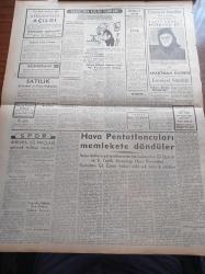 Halkçı Gazete - 17 Eylül 1954 - Başbakan Adnan Menderes'in Yerinde İkazı - Cumhurbaşkanı Celal Bayar Bu Sabah Geliyor - Ceyhan Ve Kozan'da Kasırga - Transfer Güçlükleri Yüzünde Ecnebi Dergi Ve Kitap Gelmiyor - Demokrat Parti Başkanı Adlau Stevenson'un Sert Bir Tenkidi - Monako Prensliği Toprakları - Mösyö Lökok Yazan Emile Gaborian Yazı Dizisi - Namık Zeki Aral - Türkkuşu Filosunun Gezisi - İtalyan Polisi Yeni Bir Kazanova Peşinde - Şehrimizde İşportacılarla Mücadele Dediğin Böyle Olur - Japonya'da Aşk Paktı - Hüseyin Cahit Yalçın'ın 50 Yıllık Siyasi Hatıraları Meşrutiyet Devri Ve Sonrası Yazı Dizisi - Bir Ölü Var Yazan George Simenon Yazı Dizisi - Evliya Çelebi Gibi Yazan Muhtar Enata - Baykara'nın Serüvenleri Kurul Savaşçıları Resimli Romanı -  Brezilya'nın Bakir Ormanlarında Tigrero Yazan Sasha Siemel Yazı Dizisi - Korkunç Bir Zehir D.D.T - İstanbul'da Toplanan Avrupa Mülteci Meselelerini Tetkik Cemiyeti - Halkçı'nın Küçük İlanları - Kervanpalas Açıldı - Ankara Lig Maçları
