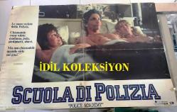 Polis Akademisi, (SCUOLA DI POLIZIA - Police Academ) 1984, İTALYANCA FİLM AFİŞİ / POSTERİ - BÜYÜK BOY - ORİJİNAL - 66 X 46 cm EBADINDA - Original Turkish Big Size Movie Poster - Hugh Wilson, Neal Israel, Pat Proft, Hugh Wilson, Steve Guttenberg, Kim Cattrall, G.W. Bailey, Bubba Smith, Donovan Scott, George Gaynes, Andrew Rubin, David Graf, Leslie Easterbrook, Michael Winslow, Debralee Scott, Bruce Mahler, Ted Ross, Scott Thomson, Brant von Hoffman, Marion Ramsey, Georgina Spelvin, Doug Lennox, George R. Robertson, Don Lake, Bill Lynn, Michael J. Reynolds, Joyce Gordon
