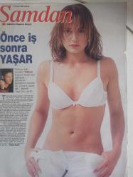 Şamdan Haftalık Aktüalite Sinema Tiyatro Müzik ve Magazin Dergisi - 10 Aralık 2000 - Seren Serengil - Göz Grup Mağazaları Reklamı - Aromel Deodorant Reklamı - Tatiana - Yaşar - Önce İş Sonra Yaşar fotoğraf ve haberi - Dergi Tam Değildir Sadece 4 Sayfası Mevcuttur