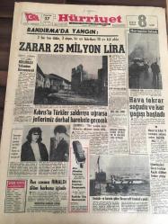 HÜRRİYET GAZETESİ 27 MART 1967  YIL :19 SAYI :6790-Zeki Müren Plaksan plaklarında fotoğraflı reklamı-Sinemadan dönen 17 yaşındaki kızı tehdit edip Taşocağına götürüp tecavüz etti haberi-- Bandırma da yangın  :Zarar 25 Milyon Lira --Kıbrıs ta Türkler  saldırıya  uğrarsa  jetlerimiz  derhal  harekete  geçecek ---Hava tekrar  soğudu  ve kar  yağışı  başladı --Rus casusu  Rinaldi  ölüm  korkusu içinde --Galatasaray  :0 İzmir Spor :0 --Sarı Lacivertlilerin  golü  sayılmadı  : Fenerbahçe :1 Eskişehir :1 --Karşıyaka 'ya  Sanlı 'nın attığı  golle   :Beşiktaş  1-0 galip --İstanbul  Spor :4 Altınordu :1--Balkan  Kros Şampiyonası   :M.Dalkılıç  4. oldu --Demir spor :0 Ankaragücü :0---İngiltere 'nin  ünlü  polisi  :Scotland  yard,   yirmi katlı  binaya taşındı --Gümrükçüleri gören  tayfalar  kaçak  silahları  denize attılar ---