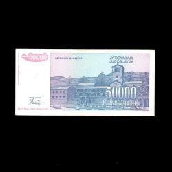 YUGOSLAVYA (1993) - 50.000 Dinar (ÇÇT 8,0/10) 