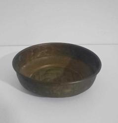 Antika Arapça Yazılı Cami Figürlü Bakır Hamam Tası