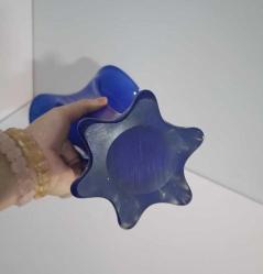 1970 ler Saks Mavisi Murano Vazo