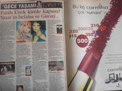 Şamdan Haftalık Aktüalite Sinema Tiyatro Müzik ve Magazin Dergisi - 15 Ekim 2000 - Nigar Talibova - Ebru Gündeş - Ajda Pekkan - Nihat Odabaşı - Hande Ataizi - Kenan Doğulu - Ebru Şallı - Harun Tan - Helin Avşar - Seren Serengil - Hande Ataizi -Ajda Pekkan - Erol Özbaş - Sezen aksu - Seren Serengil - Vatan Şaşmaz - Muazzez Ersoy - İbrahim Tatlıses - Ajda PEkkan - Erol Özbaş - Emel Müftüoğlu - Ozan Doğulu - Deniz Akel - Ece Erken - Tuncer Öztarhan - Mahsun Kırmızıgül - Pınar Dilşeker - Julia Nitu - Selçuk Ural - Hakan Ural - Engin Can - Ceyhan Çubukçu - Vahe Kılıçarslan - Fatma Yaman - Serdar Bilgili - Çiğdem Şardan - Yiğit Şardan - Ali Ramazanoğlu - Deniz Pulaş - Ece Erken - Nefise Karatay - Sezen Aksu - Muazzez Abacı - Müzeyyen Senar - Pascal Nouma - Serdar Ortaç - Cenk Eren - Erol Atar - Nihat Odabaşı - Şengül Balıksırtı fotoğraf ve haberi - Tam Takım Dergi