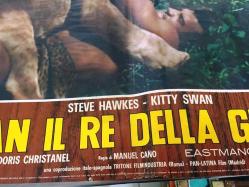 TARZAN (ARZAN IL RE DELLA GIUNGLA - Tarzán en la gruta del oro) 1969, İTALYANCA FİLM AFİŞİ / POSTERİ - BÜYÜK BOY - ORİJİNAL - 66 X 46 cm EBADINDA - Original Turkish Big Size Movie Poster - Manuel Caño, Umberto Lenzi, Santiago Moncada, Joaquín Luis Romero Marchent, Steve Hawkes, Kitty Swan, 	Krista Nell, Ugo Sasso, Jesús Puente, Luis Marín, Fernando Sancho, Raf Baldassarre, Antonio Casas, TITANUS