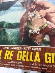 TARZAN (ARZAN IL RE DELLA GIUNGLA - Tarzán en la gruta del oro) 1969, İTALYANCA FİLM AFİŞİ / POSTERİ - BÜYÜK BOY - ORİJİNAL - 66 X 46 cm EBADINDA - Original Turkish Big Size Movie Poster - Manuel Caño, Umberto Lenzi, Santiago Moncada, Joaquín Luis Romero Marchent, Steve Hawkes, Kitty Swan, 	Krista Nell, Ugo Sasso, Jesús Puente, Luis Marín, Fernando Sancho, Raf Baldassarre, Antonio Casas, TITANUS