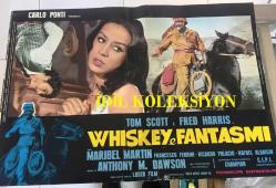 HAYALETLER (WHISKEY & FANTASMI - Fantasma en el Oeste) 1978, İTALYANCA FİLM AFİŞİ / POSTERİ - BÜYÜK BOY - ORİJİNAL - 67 X 45 cm EBADINDA - Original Turkish Big Size Movie Poster - Antonio Margheriti, Antonio Margheriti, Giovanni Simonelli, Miguel de Echarri, Carlo Ponti, Tom Scott, Fred Harris, Alberto Terracina, Fernando Bilbao, Maribel Martín, Rafael Albaicín, Ricardo Palacios, Jorge Rigaud, Francesco Ferracini, Elsa Zabala, Barta Barri, Manuel de Blas, Maribel Hidalgo, Daniele De Luca, Luis Barboo, Frank Braña