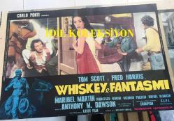 HAYALETLER (WHISKEY & FANTASMI - Fantasma en el Oeste) 1978, İTALYANCA FİLM AFİŞİ / POSTERİ - BÜYÜK BOY - ORİJİNAL - 67 X 45 cm EBADINDA - Original Turkish Big Size Movie Poster - Antonio Margheriti, Antonio Margheriti, Giovanni Simonelli, Miguel de Echarri, Carlo Ponti, Tom Scott, Fred Harris, Alberto Terracina, Fernando Bilbao, Maribel Martín, Rafael Albaicín, Ricardo Palacios, Jorge Rigaud, Francesco Ferracini, Elsa Zabala, Barta Barri, Manuel de Blas, Maribel Hidalgo, Daniele De Luca, Luis Barboo, Frank Braña