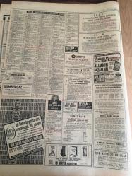 HÜRRİYET GAZETESİ  7 ARALIK 1968 YIL :21 SAYI :7406---Bilgiç ,Demirel le  telefonda  kavga etti --Dokuz Bakan Değişecek --Alman Polisi katil  iki Türk 'ü  yakalamak için  seferber oldu --Magirus 'ta  bir ustabaşı  grev  gözcüsünü  ağır  şekilde  yaraladı ---Fenerbahçe  süt  liman  oldu --İdealistlere  göre  , Fenerbahçe idare heyeti  şaşkına döndü--- Eskişehir  Adana ile  Bursa  İst .Spor  la  özel  maç yapacak --Şenol ve Ergün  üçüncü  defa  aynı  forma  altında  bir araya geldiler --Beşiktaşlılar öfkelendi  :Fenerbahçe 'ye  cevabı  sahada  vereceğiz --Altaylı  altı  futbolcuyu  pavyonda  yakalandı ---Voleybol da Türkiye ligi  kuruluyor --Ticaret  Borsası Başkanı  Hasan Güven  gereken  önemin  verilmesi  istedi :Borsalar  yeteri kadar fayda  sağlayamıyor --Türkiye nin en büyük stadı  İzmir de inşa ediliyor --