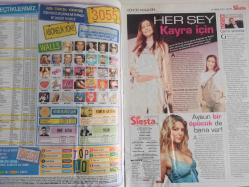 Siesta Haftalık Aktüalite Sinema Tiyatro Müzik ve Magazin Dergisi - 27 Mayıs 2007 - Berna Arıcı - Aysun Kayacı - Barış Kocaoğlu - Leyla Kömürcü - Hadise - Muazzez Ersoy - Ajda Pekkan - Hülya Avşar - Kenan Doğulu - Hakan Tankut - Kenan Doğulu - Lerzan Mutlu - Okan Bayülgen - Pınar Altuğ - Yağmur Atacan - Nurgül Yeşilçay - Bülent Ersoy - Lerzan Mutlu - Okan Bayülgen - Çelik - Buket Saygı - Tülin Şahin - Ece Gürsel - Deniz Seki - Şenay Akay - Özlem Savaş - Çiğdem Kayalı - Eda Taşpınar - Erol Kaynar - Esin Maraşlıoğlu - Melisa Mızraklı - Güzide Duran - Özge Ulusoy - Demet Akalın - Güzide Duran fotoğraf ve haberi - Tam Takım Dergi