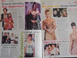 Siesta Haftalık Aktüalite Sinema Tiyatro Müzik ve Magazin Dergisi - 27 Mayıs 2007 - Berna Arıcı - Aysun Kayacı - Barış Kocaoğlu - Leyla Kömürcü - Hadise - Muazzez Ersoy - Ajda Pekkan - Hülya Avşar - Kenan Doğulu - Hakan Tankut - Kenan Doğulu - Lerzan Mutlu - Okan Bayülgen - Pınar Altuğ - Yağmur Atacan - Nurgül Yeşilçay - Bülent Ersoy - Lerzan Mutlu - Okan Bayülgen - Çelik - Buket Saygı - Tülin Şahin - Ece Gürsel - Deniz Seki - Şenay Akay - Özlem Savaş - Çiğdem Kayalı - Eda Taşpınar - Erol Kaynar - Esin Maraşlıoğlu - Melisa Mızraklı - Güzide Duran - Özge Ulusoy - Demet Akalın - Güzide Duran fotoğraf ve haberi - Tam Takım Dergi