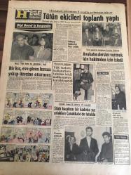 HÜRRİYET GAZETESİ  6 ARALIK 1968 YIL :21 SAYI :7405----Rusya ,Orta Doğuyu  Güvenlik  Çıkarlarına Bağlı  Bir Bölge Olarak İlan Etti --Dekan :Bakanlık Özel Yüksek Hukuk Okuluna İzin Vermeyecektir  Dedi --Çalışma Bakanı  Ali Naili  Erdem  Dün İstifa Etti ---Vali  muavinleri  ve kaymakamlar  1000-1250 lira tazminat  alacak--Hong-Kong  gribine  karşı  Türkiye de  geniş  tedbir alındı --Dünya gençliğe isyan halinde --Faruk Ilgaz : Bizi ancak  futbolcular  kurtarabilir  dedi ---İrlandalılar  farklı  bir revanş  bekliyor --Galatasaray  en  kuvvetli  başkan adayı  :Kacatopçu  ---Rapıd ,Real Madrid  'i  Kupadan Eledi --- Göztepe Beograd 'ın  teklif  ettiği  tarihleri  beğenmedi --Tütün ekicileri  toplantı  yaptın--Avukatın  dersini  vermek için  hakimden izin  istedi --Silah kaçakçısı  bir kadınla  suç  ortakları  Çanakkale  de tutuldu --