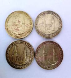 Kültür ve Turizm Bakanlığı Topkapı Sarayı Eski Jeton.4 Adet RESİMDE GÖRÜLEN ÜRÜN GÖNDERİLECEKTİR (J-29)